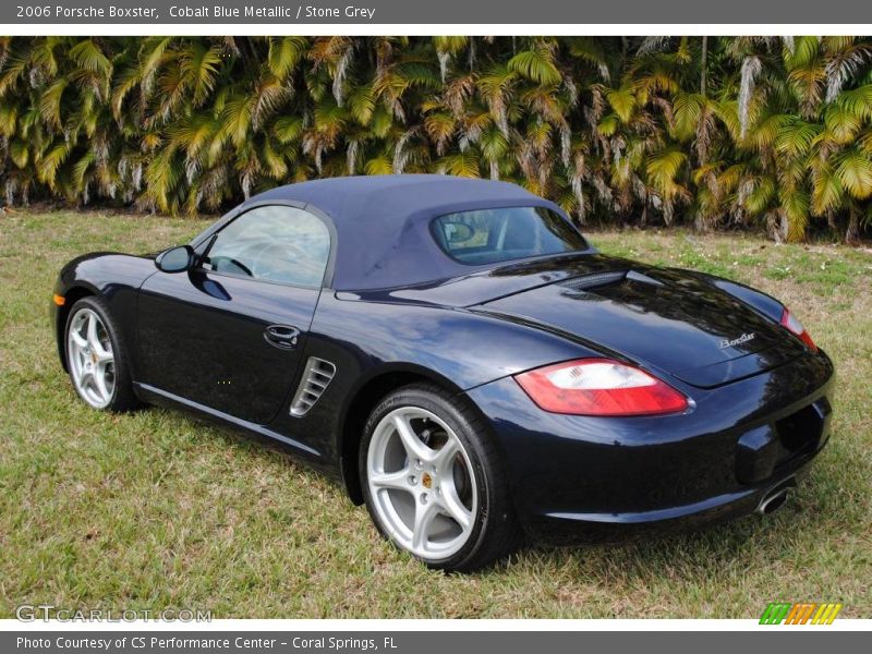 Cobalt Blue Metallic / Stone Grey 2006 Porsche Boxster