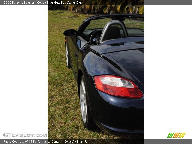 Cobalt Blue Metallic / Stone Grey 2006 Porsche Boxster