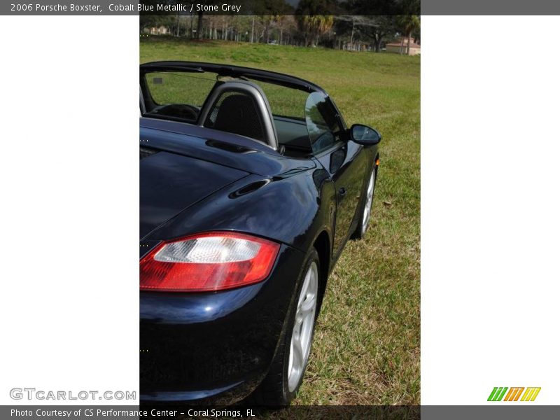 Cobalt Blue Metallic / Stone Grey 2006 Porsche Boxster