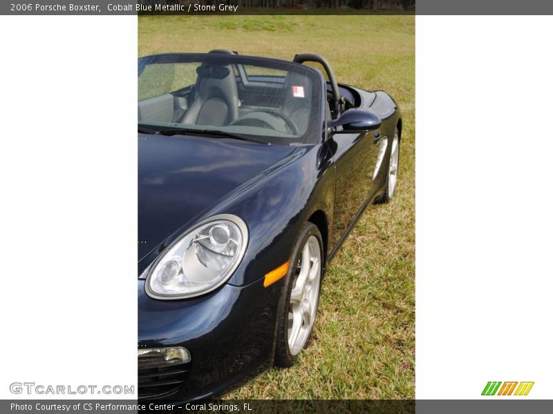 Cobalt Blue Metallic / Stone Grey 2006 Porsche Boxster
