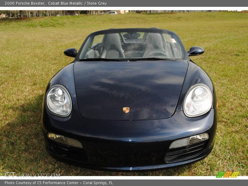 Cobalt Blue Metallic / Stone Grey 2006 Porsche Boxster
