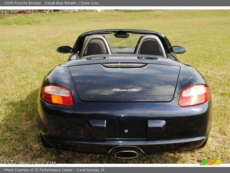Cobalt Blue Metallic / Stone Grey 2006 Porsche Boxster