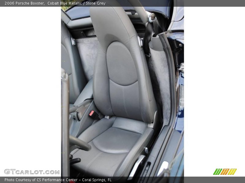 Cobalt Blue Metallic / Stone Grey 2006 Porsche Boxster