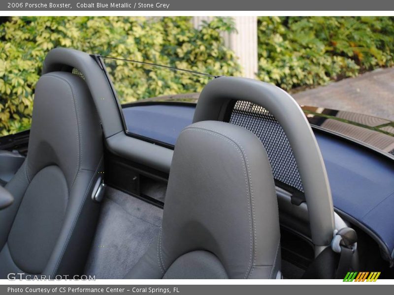 Cobalt Blue Metallic / Stone Grey 2006 Porsche Boxster