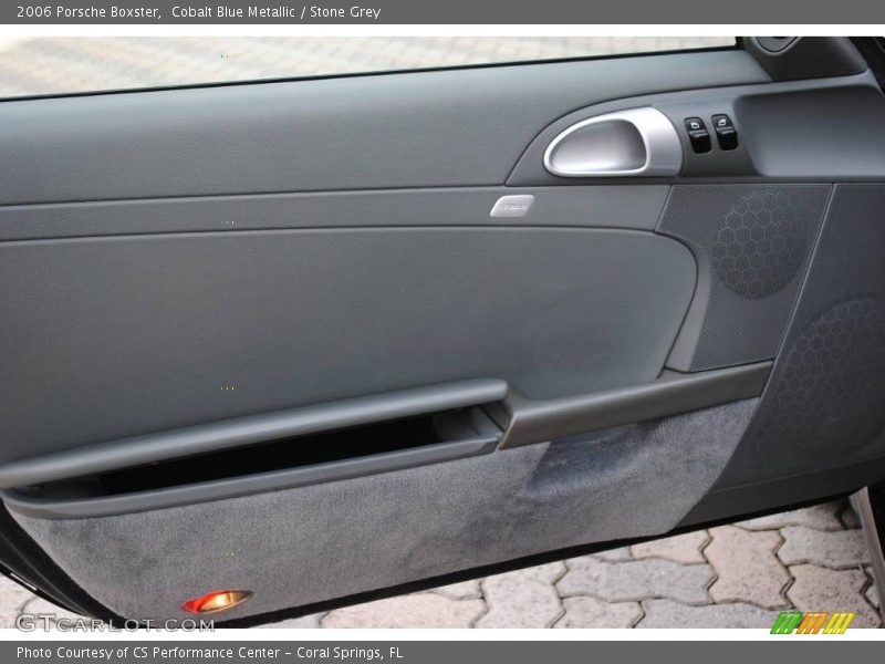 Cobalt Blue Metallic / Stone Grey 2006 Porsche Boxster