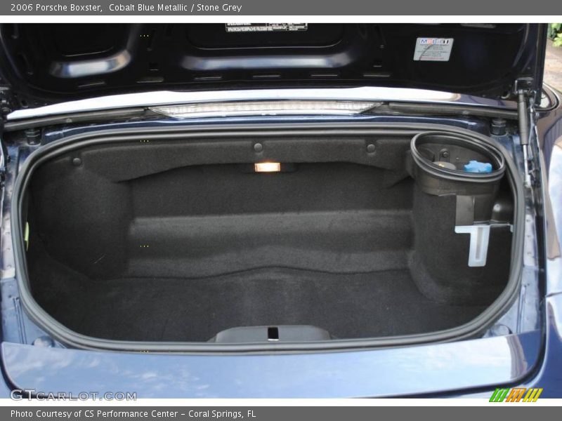Cobalt Blue Metallic / Stone Grey 2006 Porsche Boxster