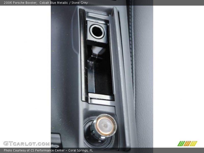 Cobalt Blue Metallic / Stone Grey 2006 Porsche Boxster