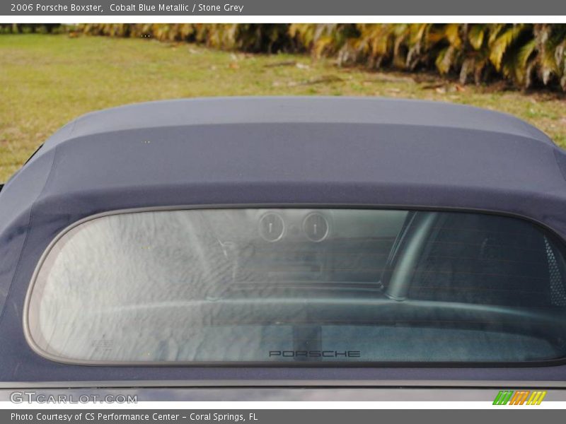 Cobalt Blue Metallic / Stone Grey 2006 Porsche Boxster