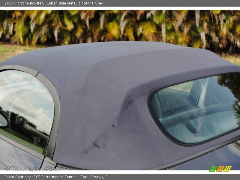 Cobalt Blue Metallic / Stone Grey 2006 Porsche Boxster