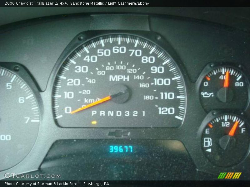 Sandstone Metallic / Light Cashmere/Ebony 2006 Chevrolet TrailBlazer LS 4x4