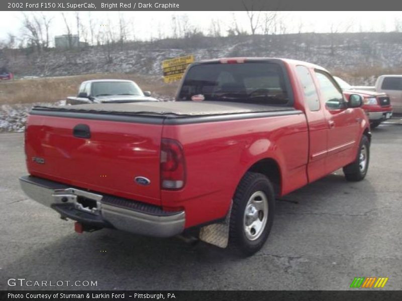 Bright Red / Dark Graphite 2002 Ford F150 XL SuperCab