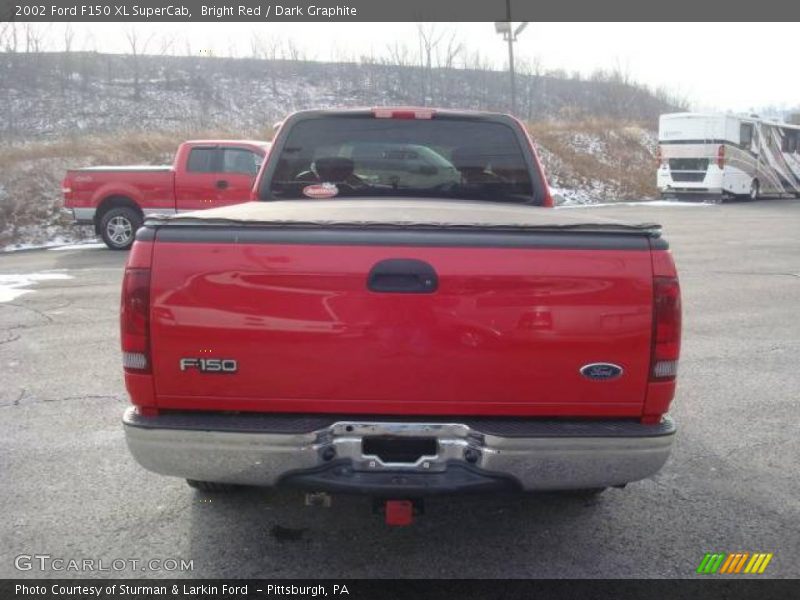Bright Red / Dark Graphite 2002 Ford F150 XL SuperCab