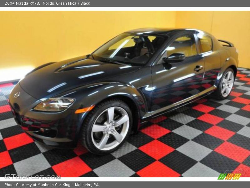 Nordic Green Mica / Black 2004 Mazda RX-8