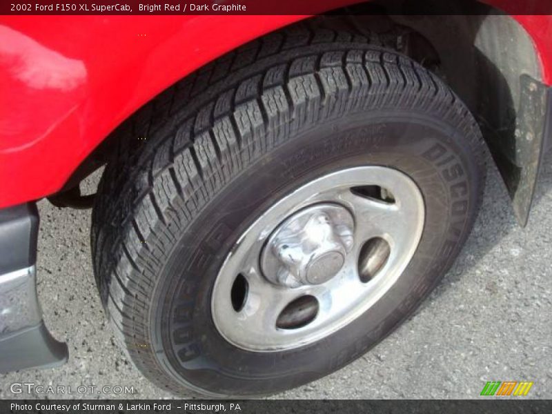 Bright Red / Dark Graphite 2002 Ford F150 XL SuperCab