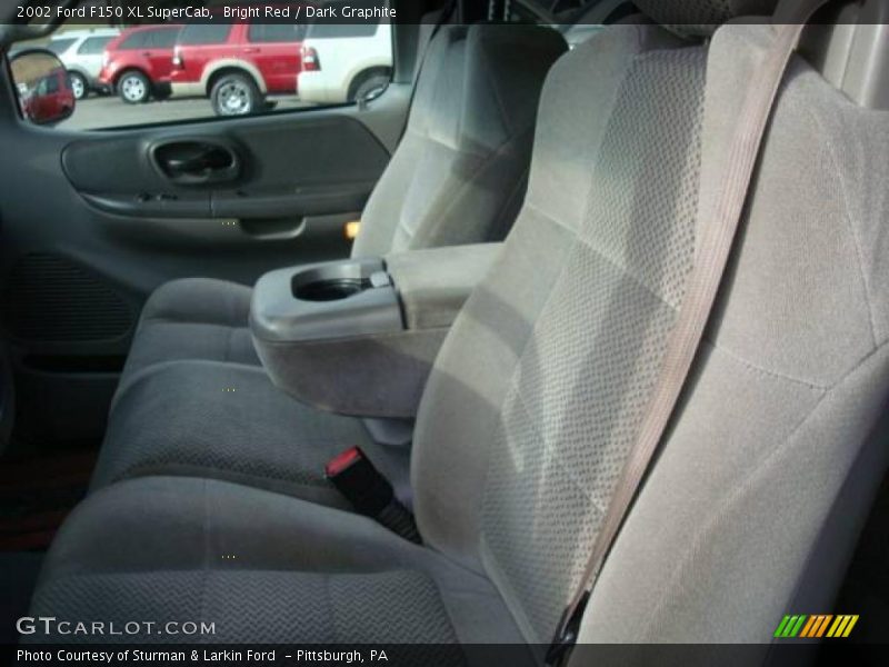 Bright Red / Dark Graphite 2002 Ford F150 XL SuperCab