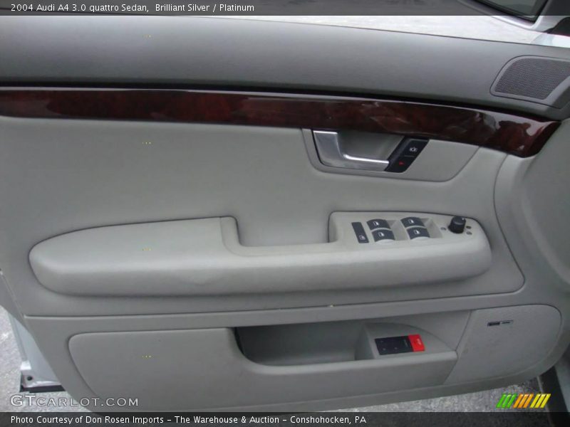 Brilliant Silver / Platinum 2004 Audi A4 3.0 quattro Sedan