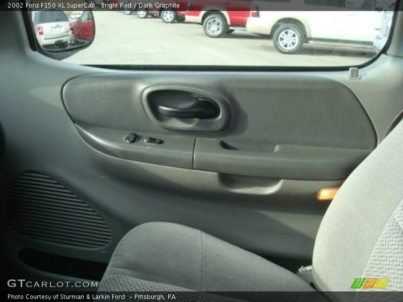 Bright Red / Dark Graphite 2002 Ford F150 XL SuperCab