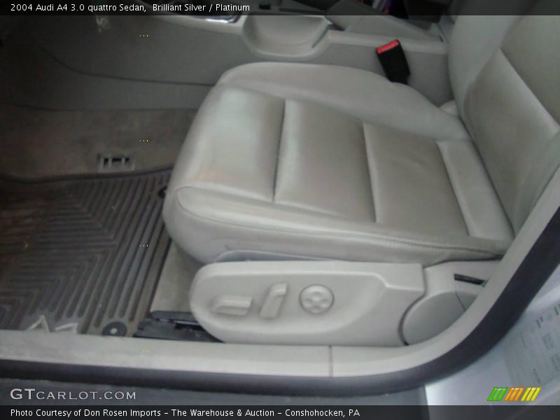 Brilliant Silver / Platinum 2004 Audi A4 3.0 quattro Sedan