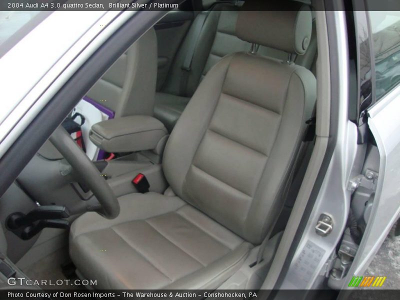 Brilliant Silver / Platinum 2004 Audi A4 3.0 quattro Sedan
