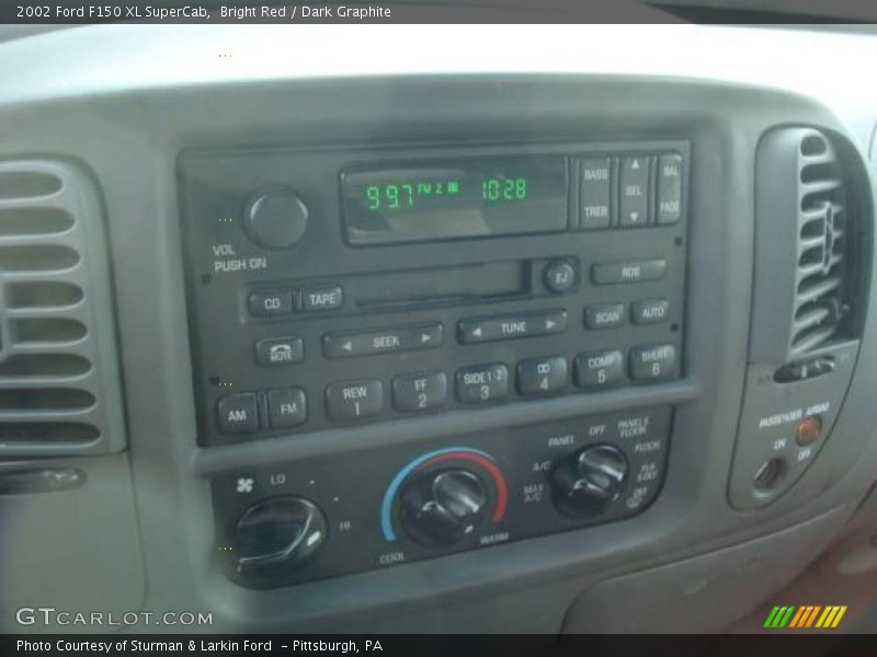 Bright Red / Dark Graphite 2002 Ford F150 XL SuperCab