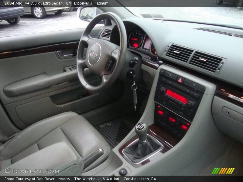 Brilliant Silver / Platinum 2004 Audi A4 3.0 quattro Sedan