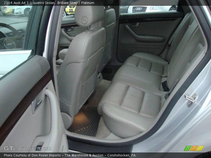 Brilliant Silver / Platinum 2004 Audi A4 3.0 quattro Sedan