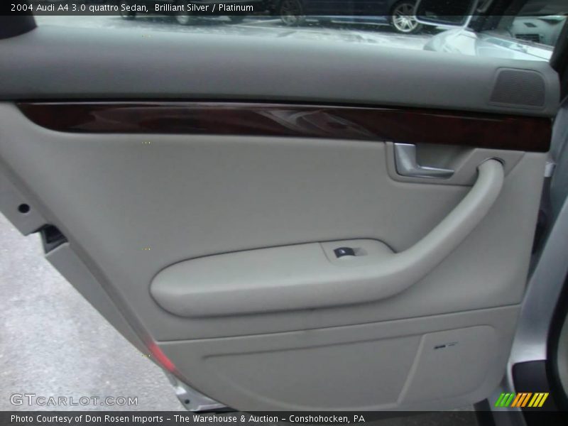Brilliant Silver / Platinum 2004 Audi A4 3.0 quattro Sedan
