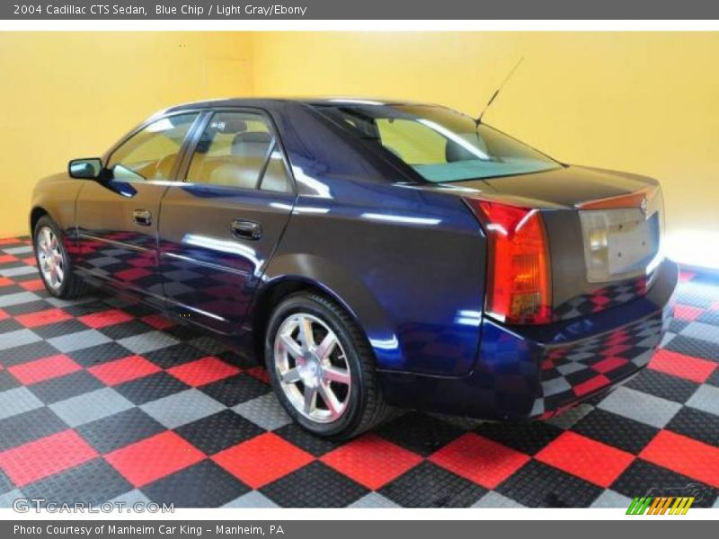 Blue Chip / Light Gray/Ebony 2004 Cadillac CTS Sedan