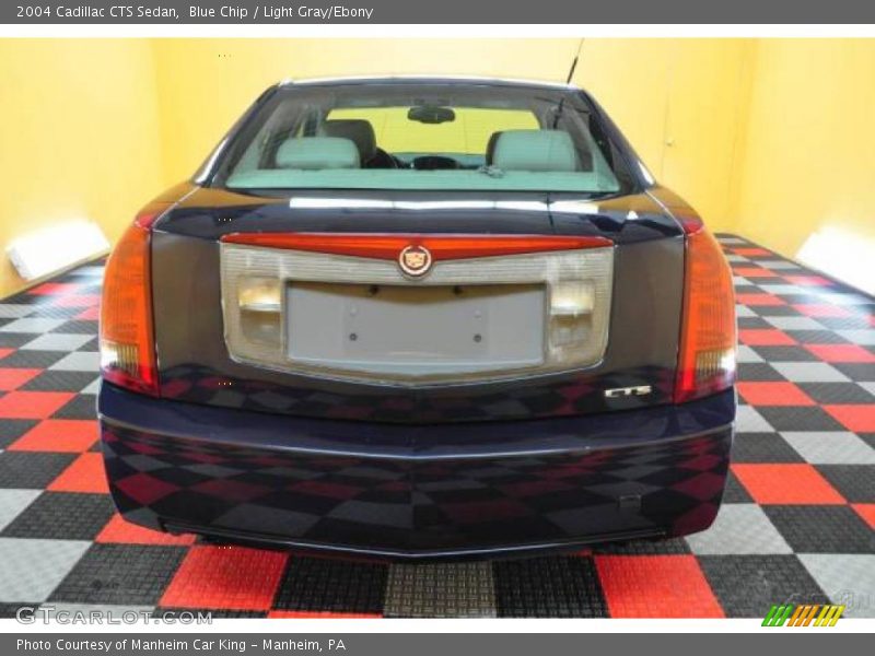 Blue Chip / Light Gray/Ebony 2004 Cadillac CTS Sedan