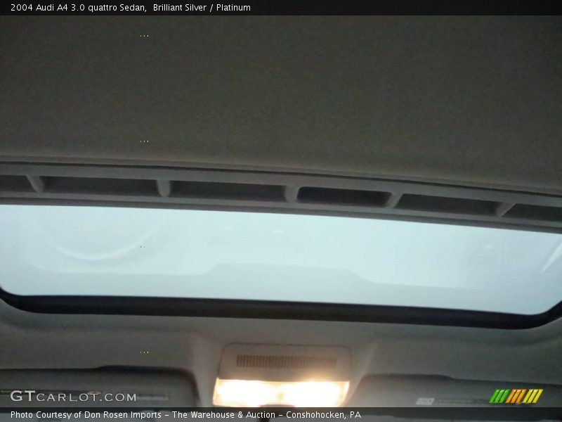 Brilliant Silver / Platinum 2004 Audi A4 3.0 quattro Sedan