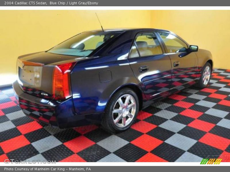 Blue Chip / Light Gray/Ebony 2004 Cadillac CTS Sedan