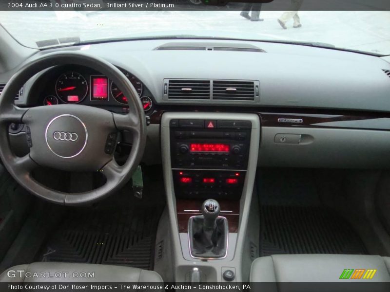 Brilliant Silver / Platinum 2004 Audi A4 3.0 quattro Sedan