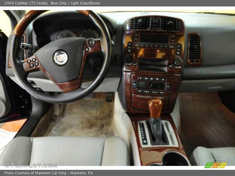 Blue Chip / Light Gray/Ebony 2004 Cadillac CTS Sedan