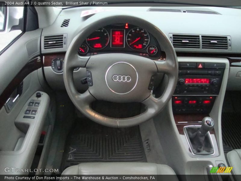 Brilliant Silver / Platinum 2004 Audi A4 3.0 quattro Sedan