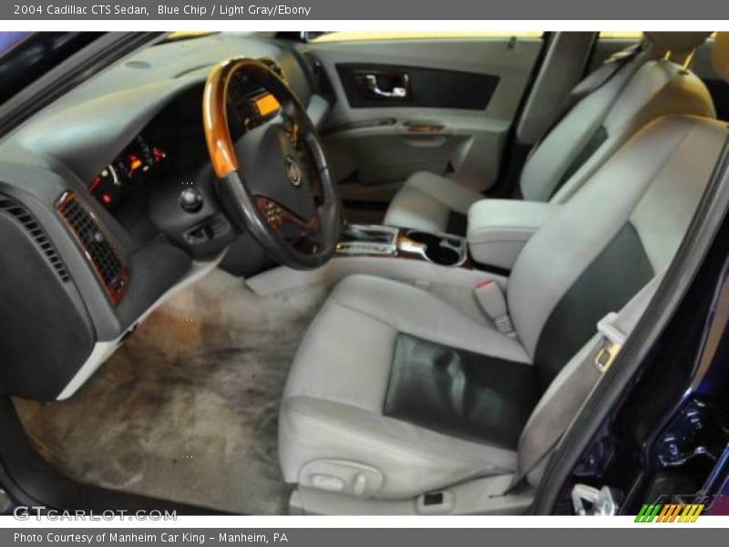 Blue Chip / Light Gray/Ebony 2004 Cadillac CTS Sedan