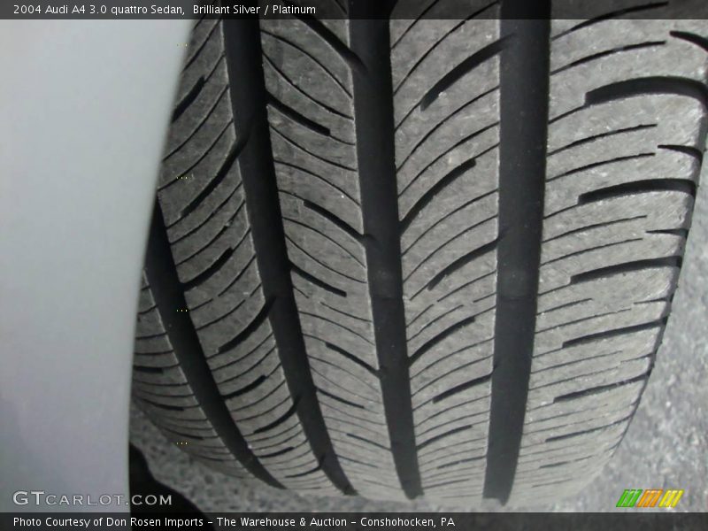 Brilliant Silver / Platinum 2004 Audi A4 3.0 quattro Sedan