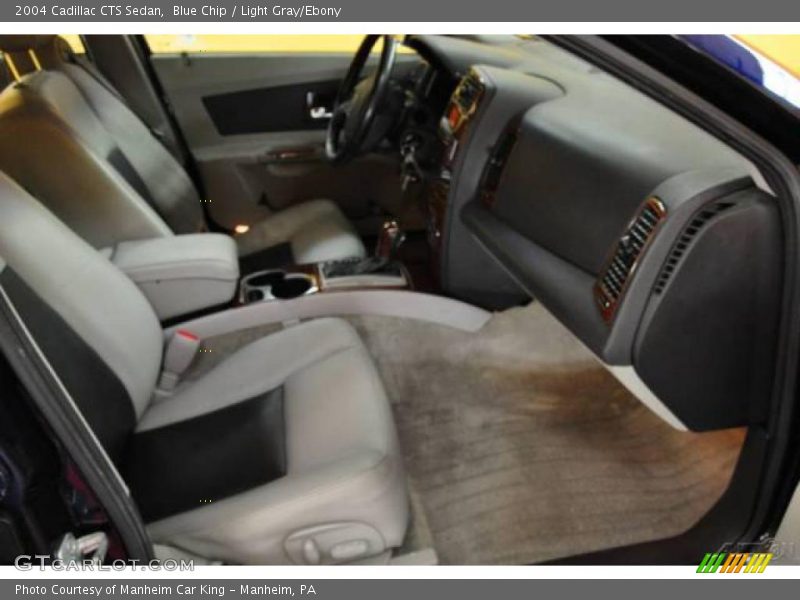 Blue Chip / Light Gray/Ebony 2004 Cadillac CTS Sedan