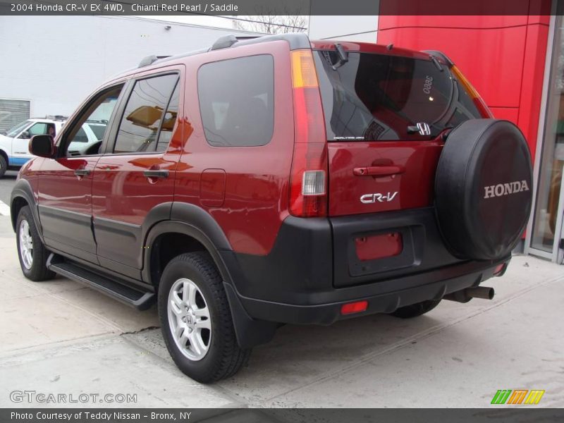 Chianti Red Pearl / Saddle 2004 Honda CR-V EX 4WD