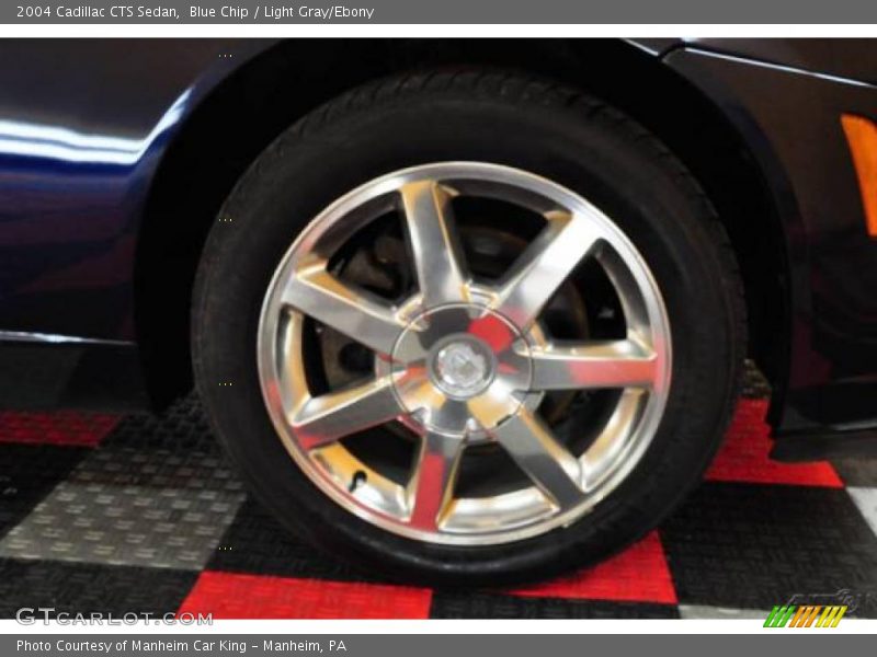 Blue Chip / Light Gray/Ebony 2004 Cadillac CTS Sedan
