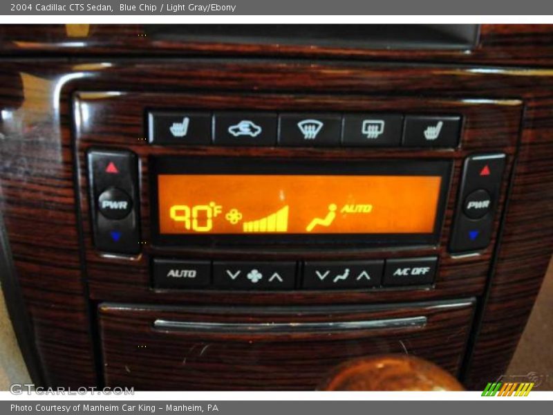 Blue Chip / Light Gray/Ebony 2004 Cadillac CTS Sedan