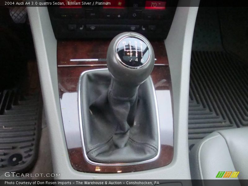 Brilliant Silver / Platinum 2004 Audi A4 3.0 quattro Sedan