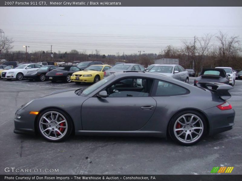 Meteor Grey Metallic / Black w/Alcantara 2007 Porsche 911 GT3