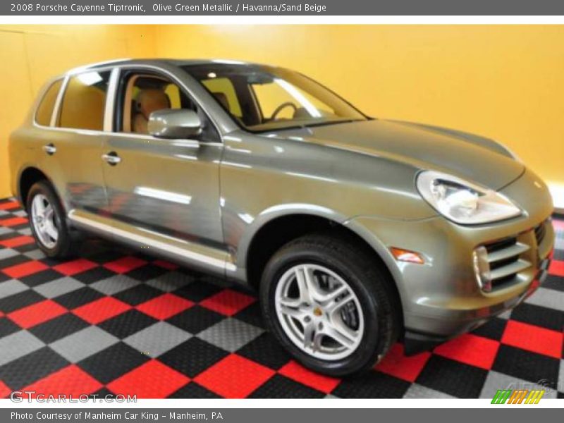 Olive Green Metallic / Havanna/Sand Beige 2008 Porsche Cayenne Tiptronic
