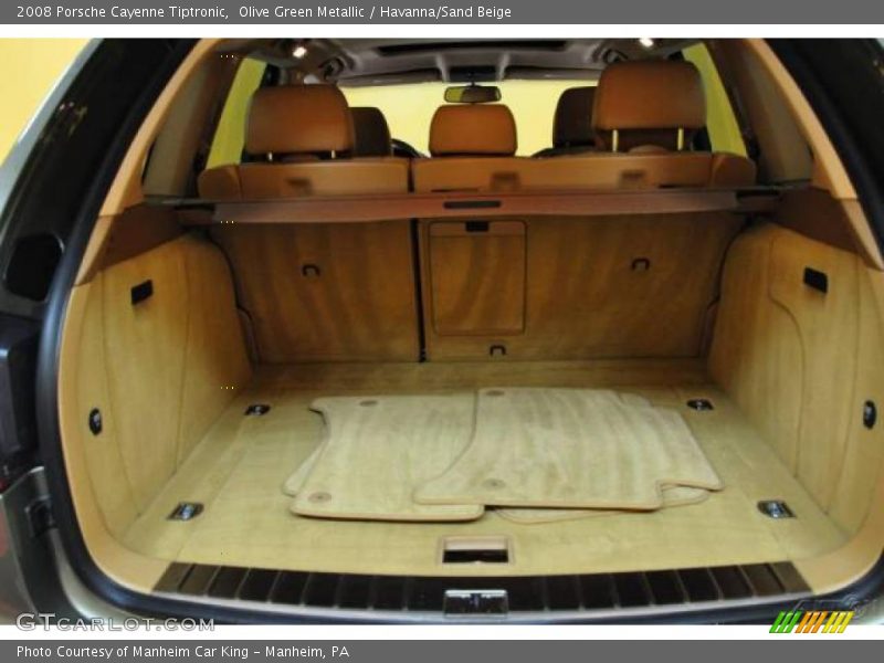 Olive Green Metallic / Havanna/Sand Beige 2008 Porsche Cayenne Tiptronic