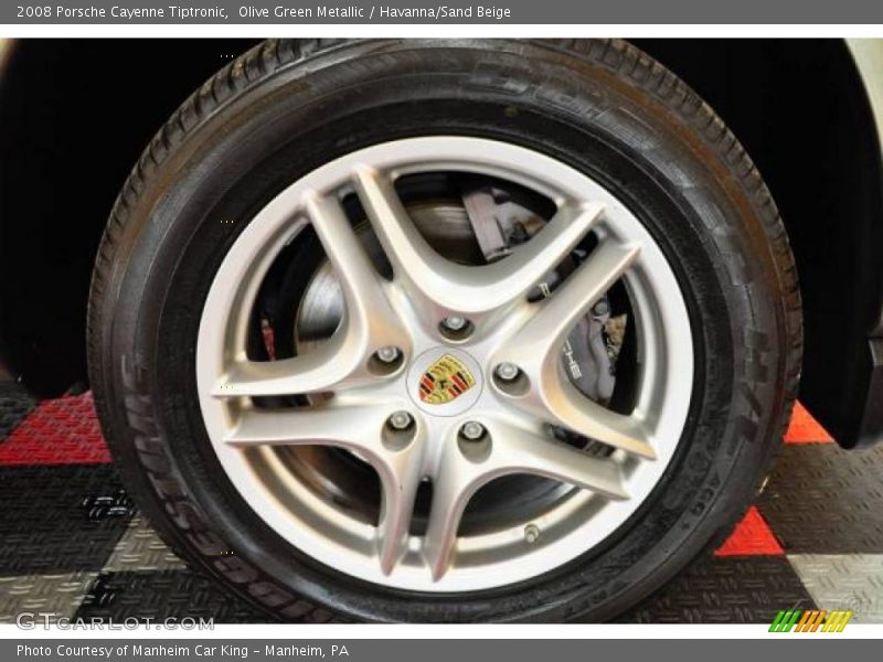 Olive Green Metallic / Havanna/Sand Beige 2008 Porsche Cayenne Tiptronic