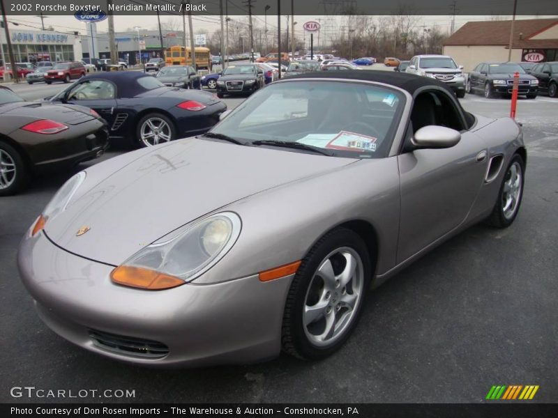 Meridian Metallic / Black 2002 Porsche Boxster