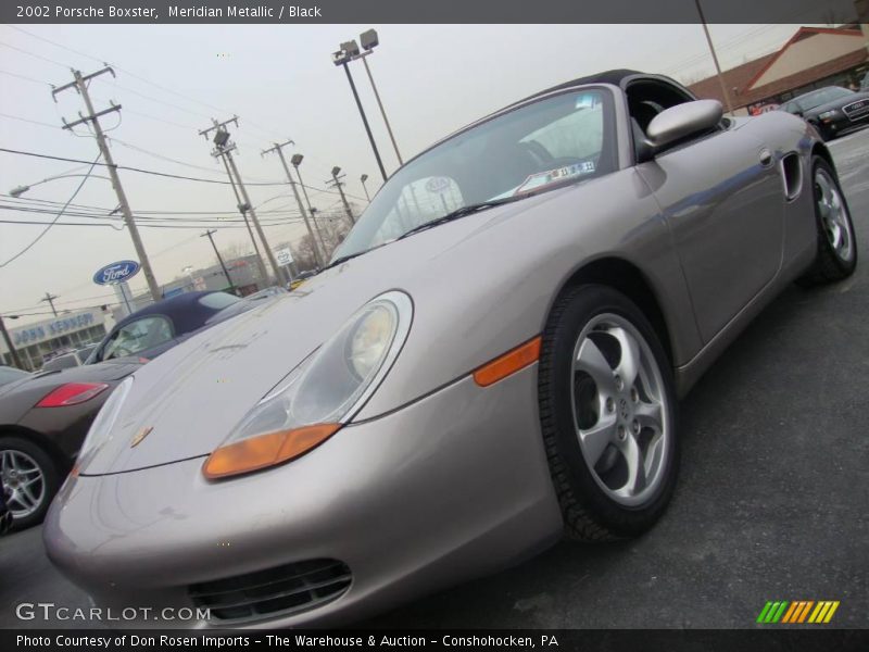 Meridian Metallic / Black 2002 Porsche Boxster