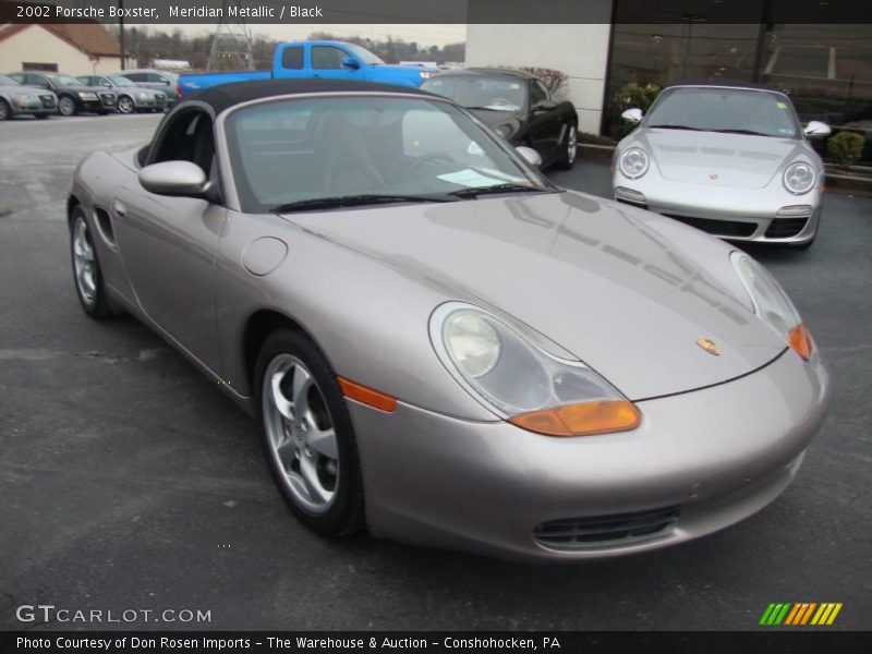Meridian Metallic / Black 2002 Porsche Boxster