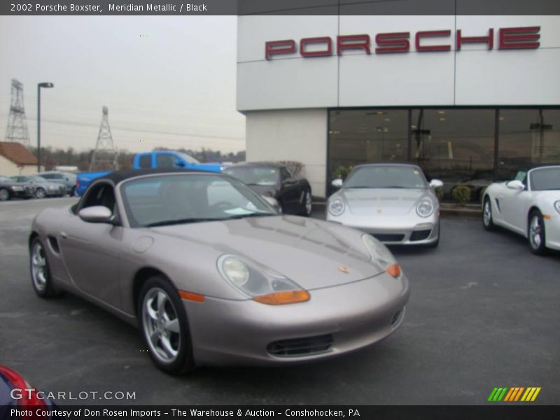 Meridian Metallic / Black 2002 Porsche Boxster