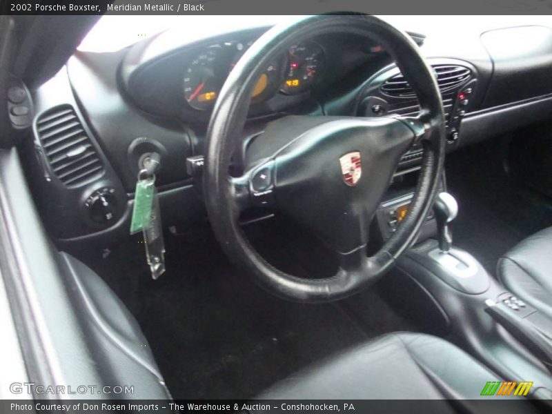 Meridian Metallic / Black 2002 Porsche Boxster